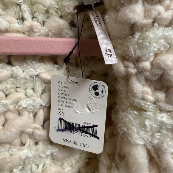 Free People Curly Que Cardigan in Ivory - Picture 8 of 8